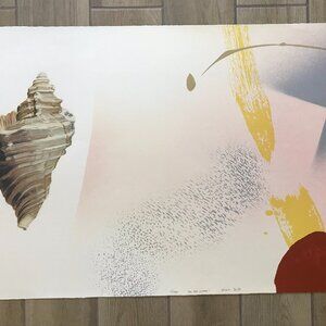Original Vintage Lithograph by Michael Knigin, "In the Clear", #12/300, Signed